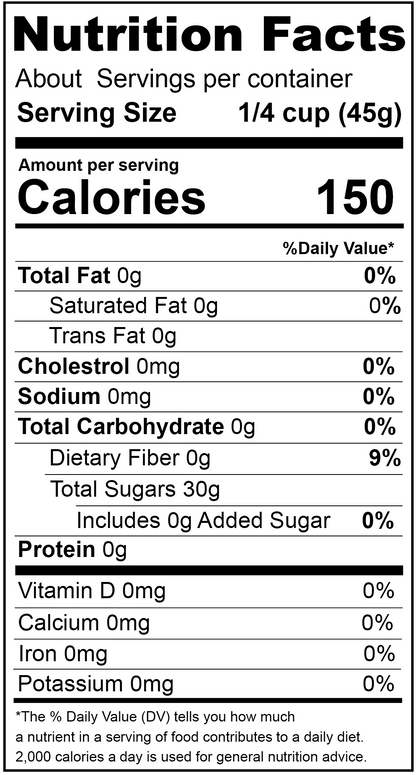 Date Sugar, Granulated by Country Life Natural Foods