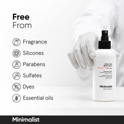 Minimalist HOCL Skin Relief Spray 150 PPM Face &amp; Body Spray by Dista