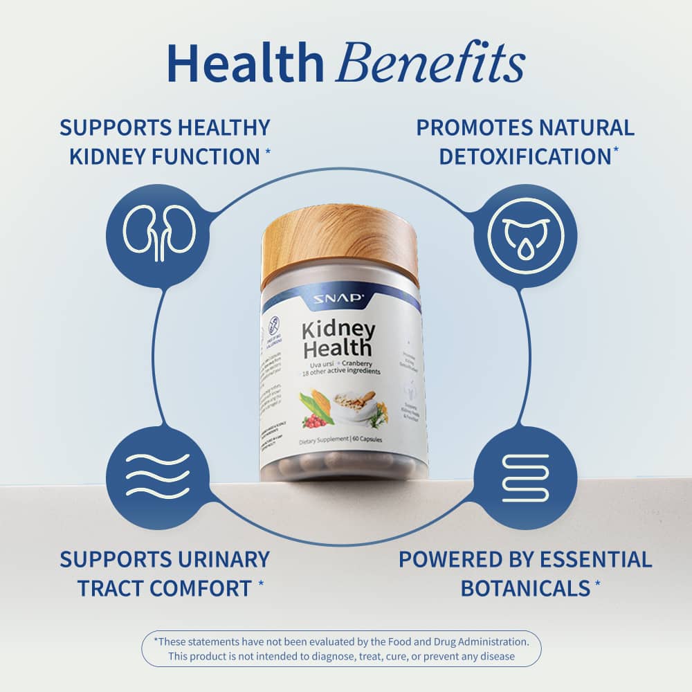 Kidney Health - Buy 3, Get 2 FREE! by Snap Supplements
