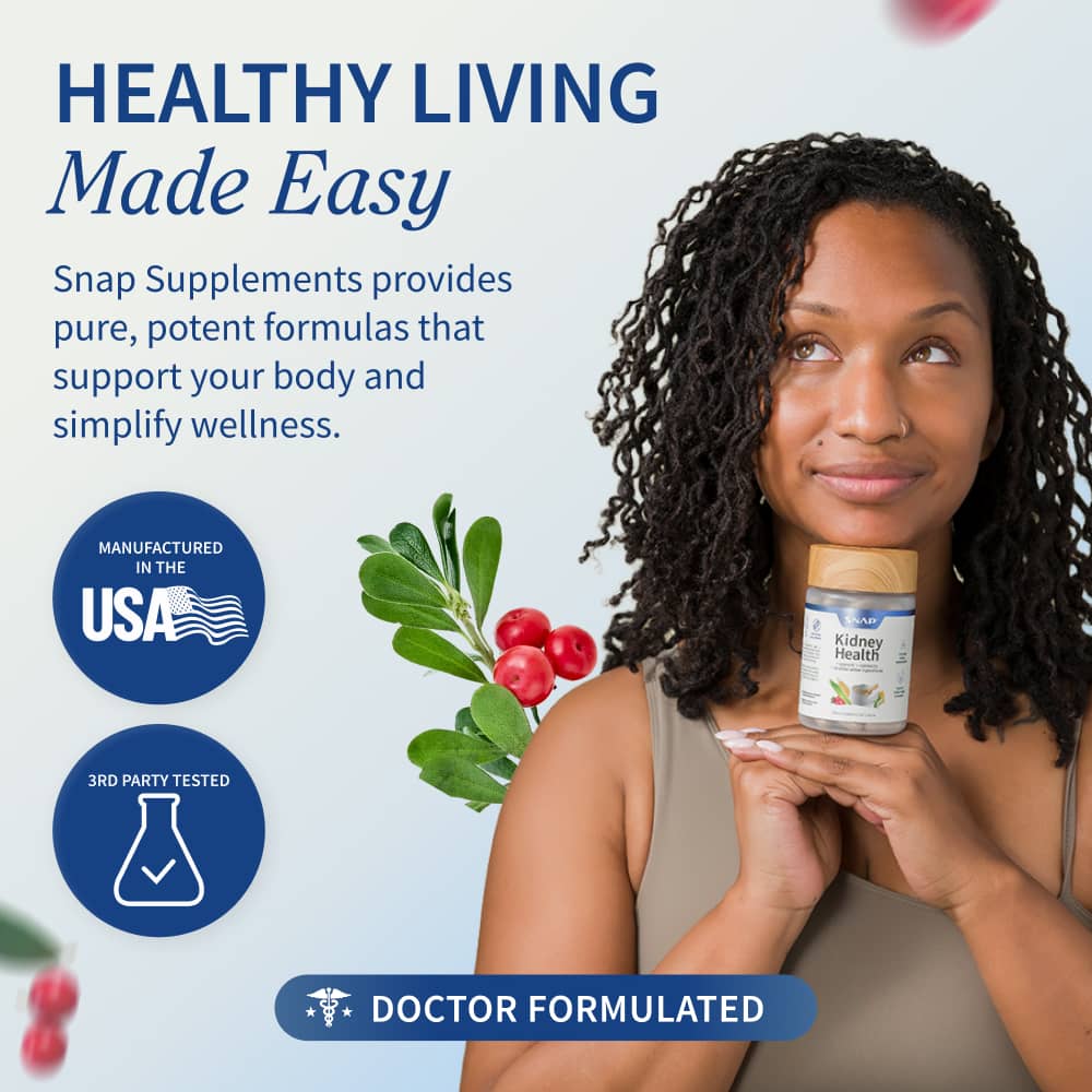 Kidney Health - 3 Month Supply by Snap Supplements
