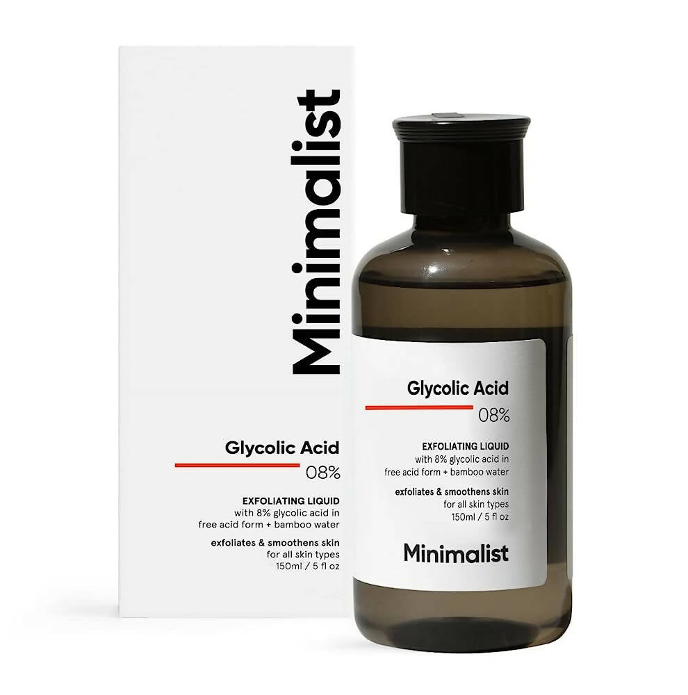 Minimalist 8% Glycolic Acid Toner For Glowing Skin by Dista