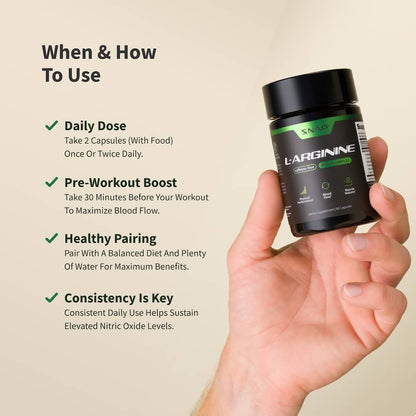 L-Arginine by Snap Supplements