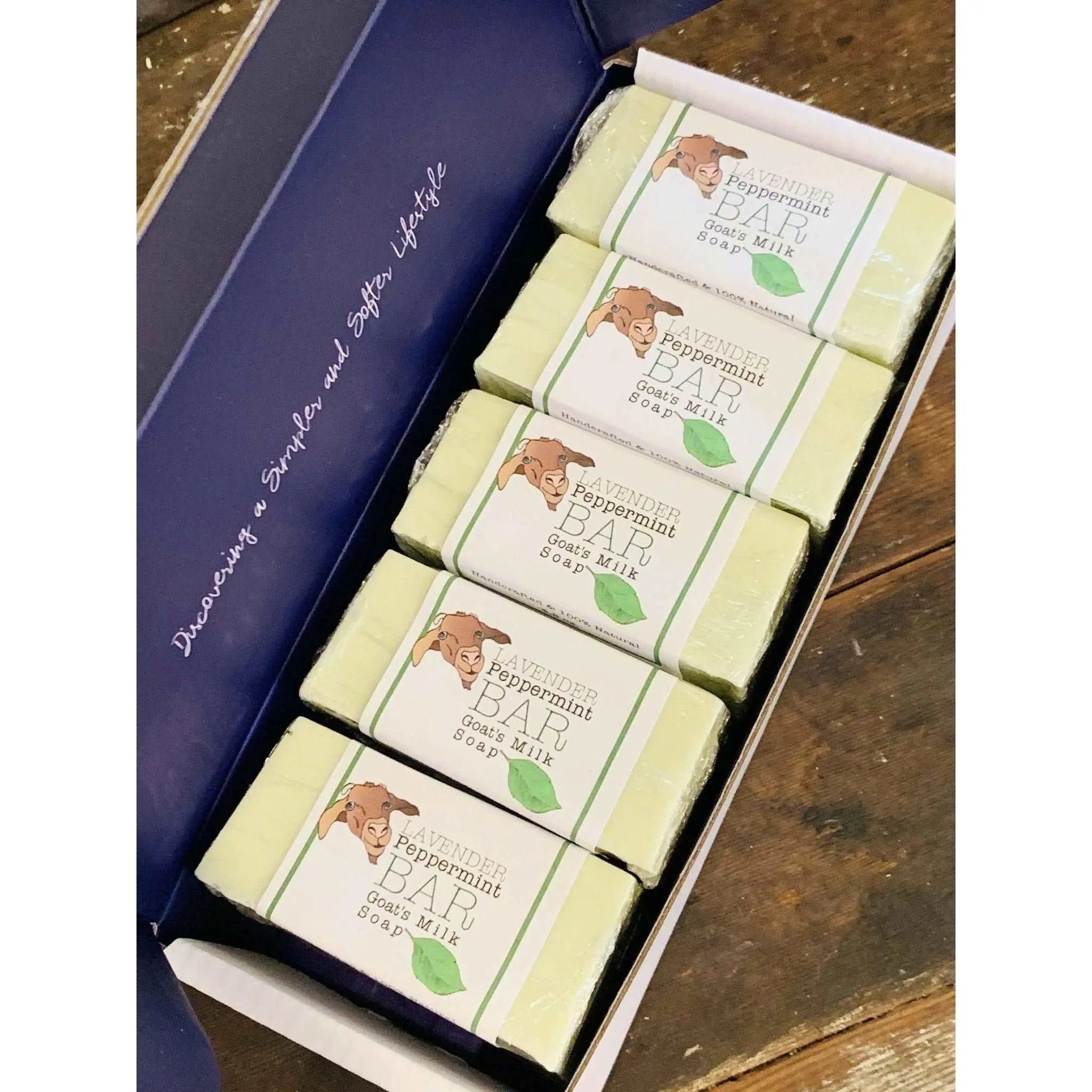 Lavender Bar Soap with Peppermint &amp; Goat&