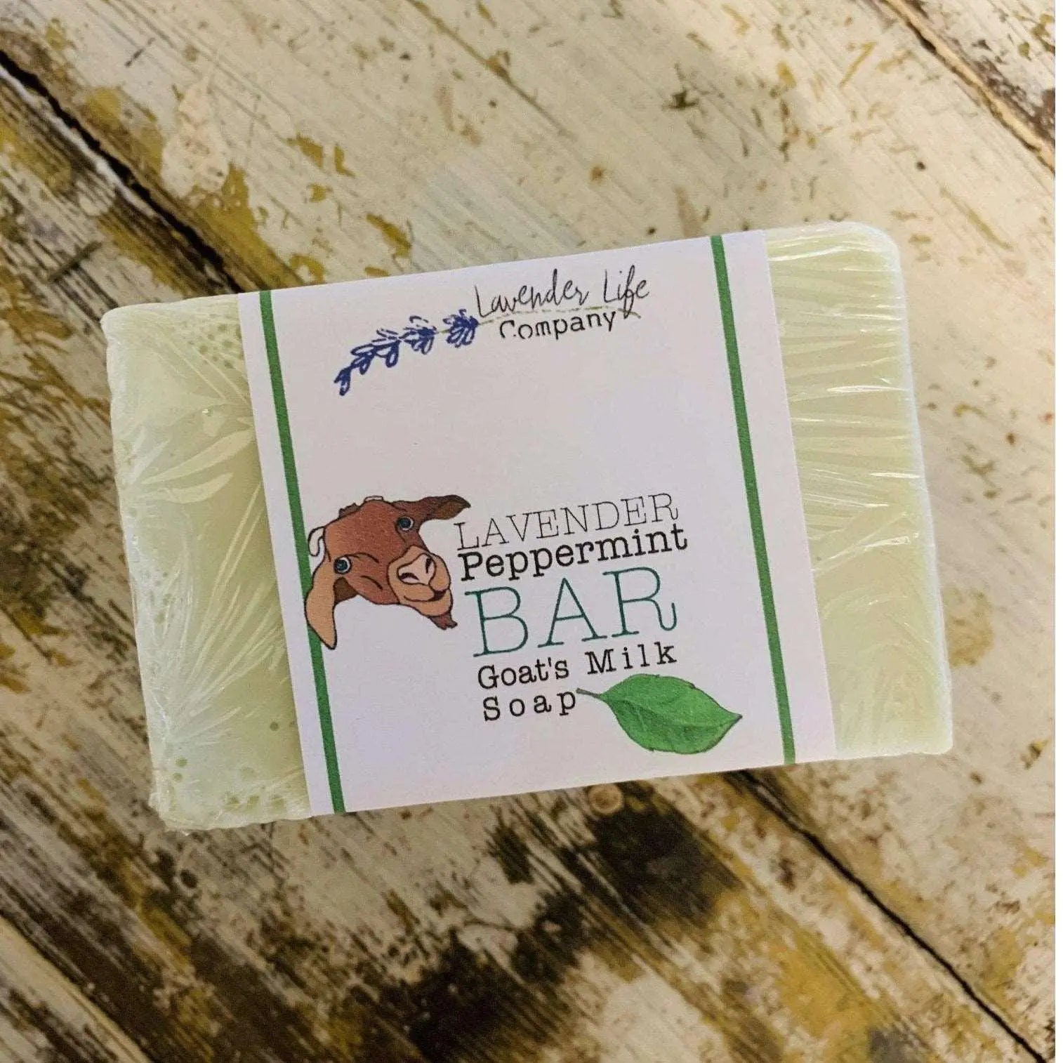 Lavender Bar Soap with Peppermint &amp; Goat&
