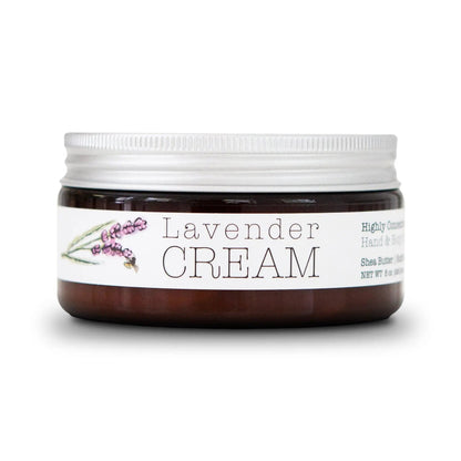 Lavender CREAM - Aromatherapy Hand &amp; Body Cream -Lotion 8 oz or 16 oz by Lavender Life Company