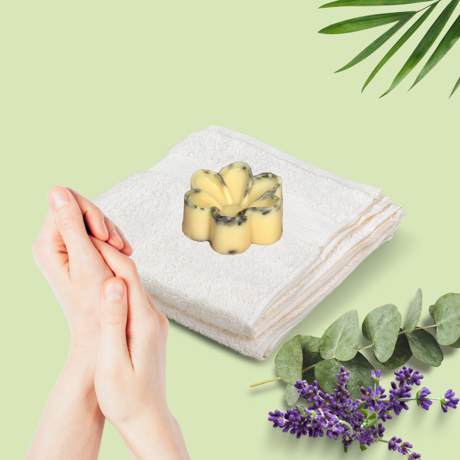 Flower Shaped Lotion Bar by Hippotanicals