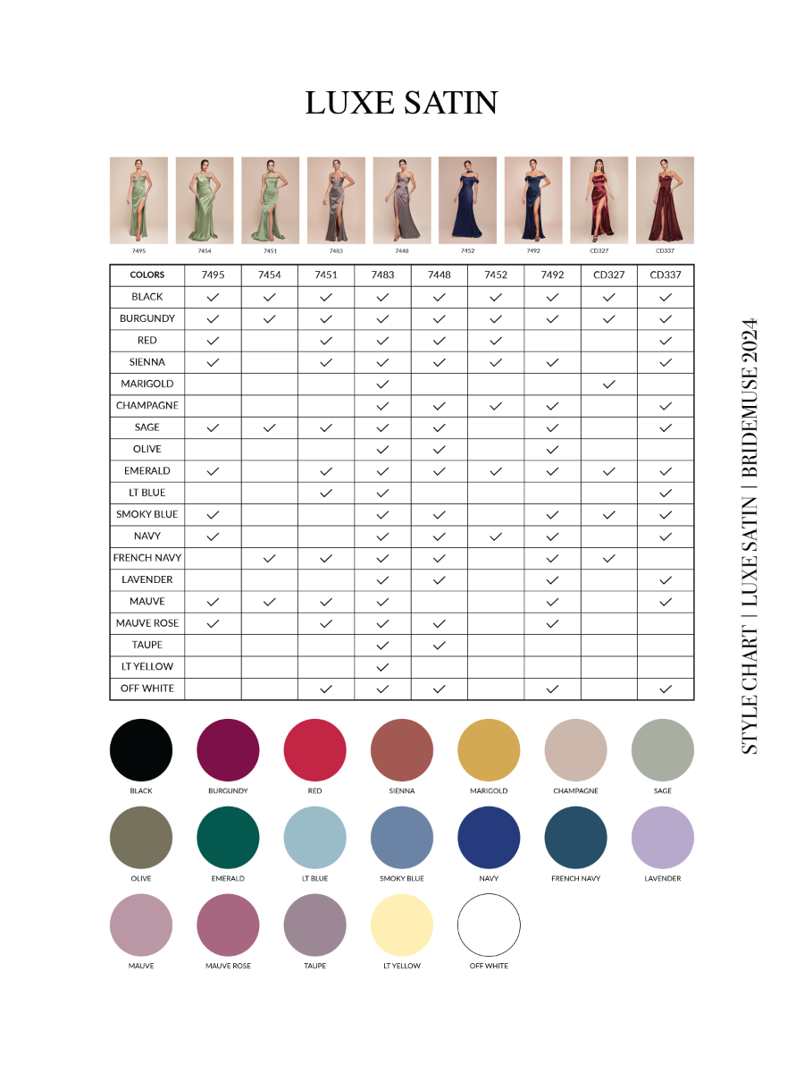 Ladivine 7454 Dress One Shoulder Luxe Satin Fitted Gown by DiscountDressShop