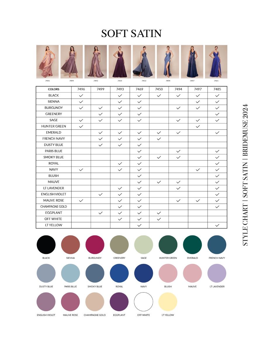 Cinderella Divine 7494 Long Fitted Satin Ruched Dress with Slit by DiscountDressShop