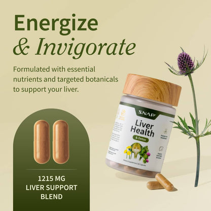 Liver Health &amp; Detox - Buy 2, Get 1 FREE! by Snap Supplements