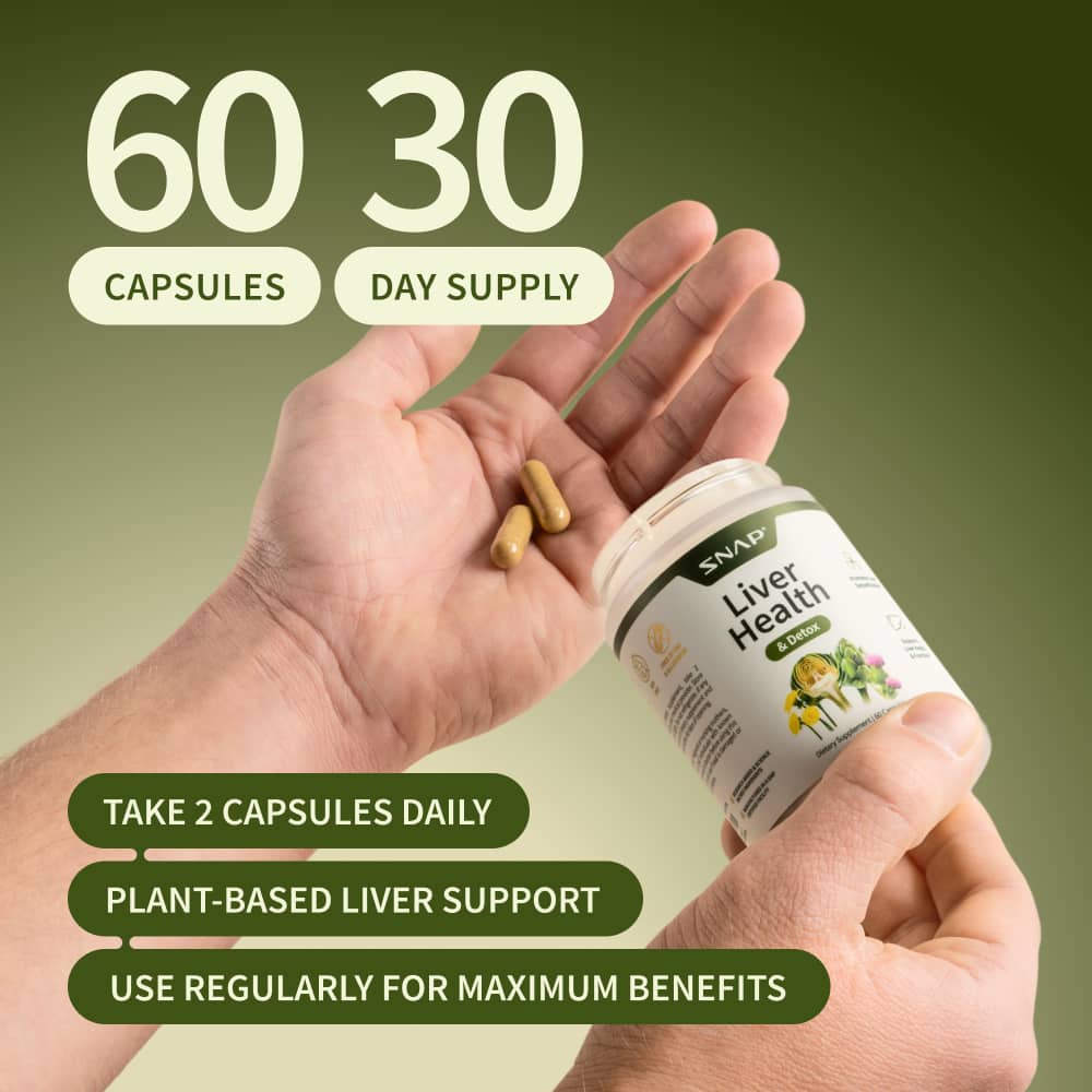 Liver Health &amp; Detox - 3 Month Supply by Snap Supplements