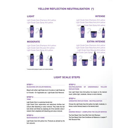 Light Scale Care Anti-Yellow Mask by Lisap Milano