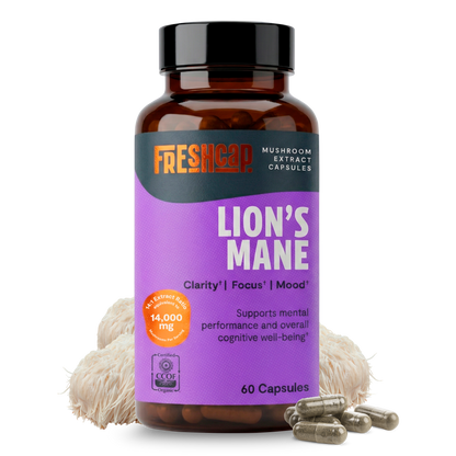 Organic Lion’s Mane Capsules by FreshCap Mushrooms