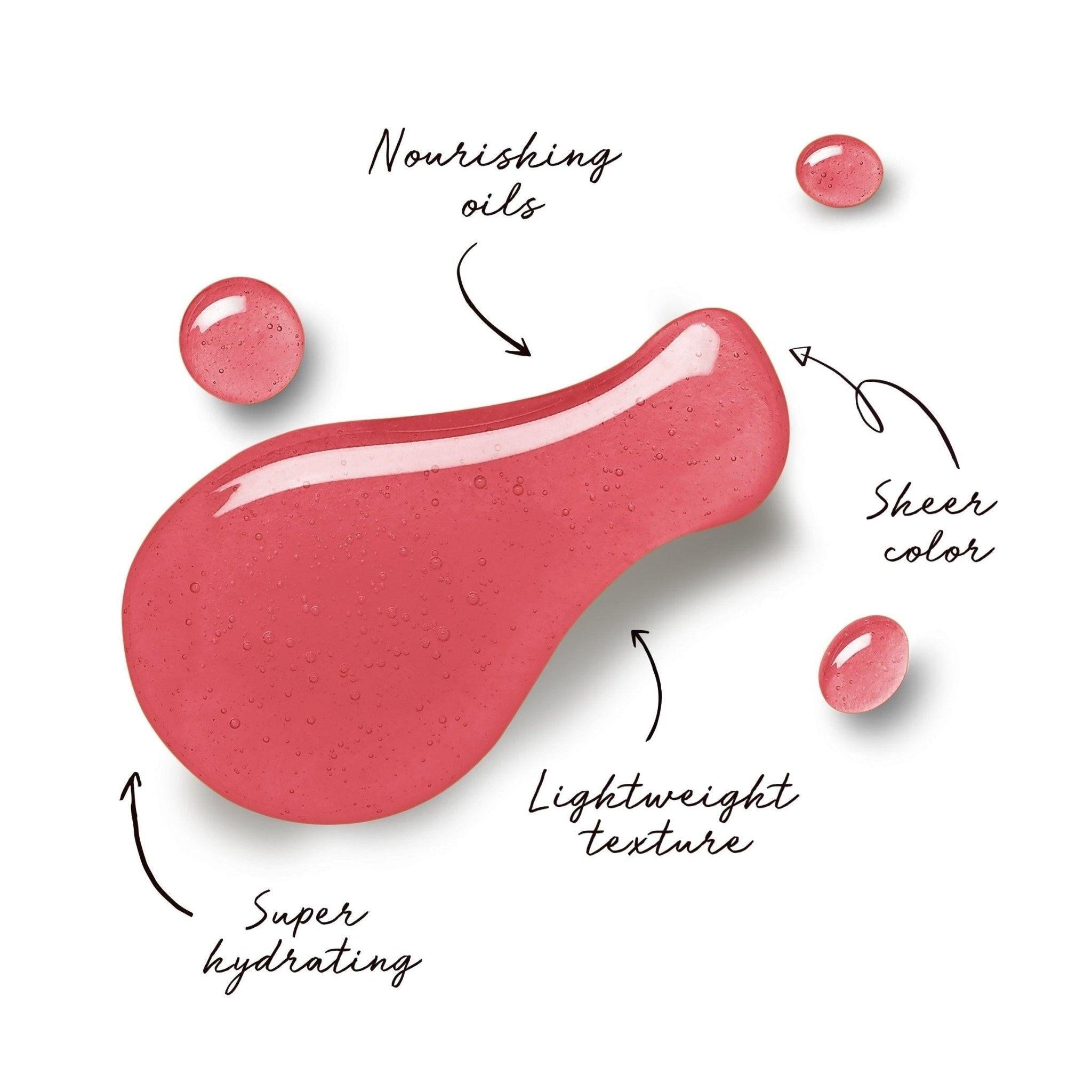 Nourishing Lip Oil – Hydrating High-Shine Gloss by REK Cosmetics