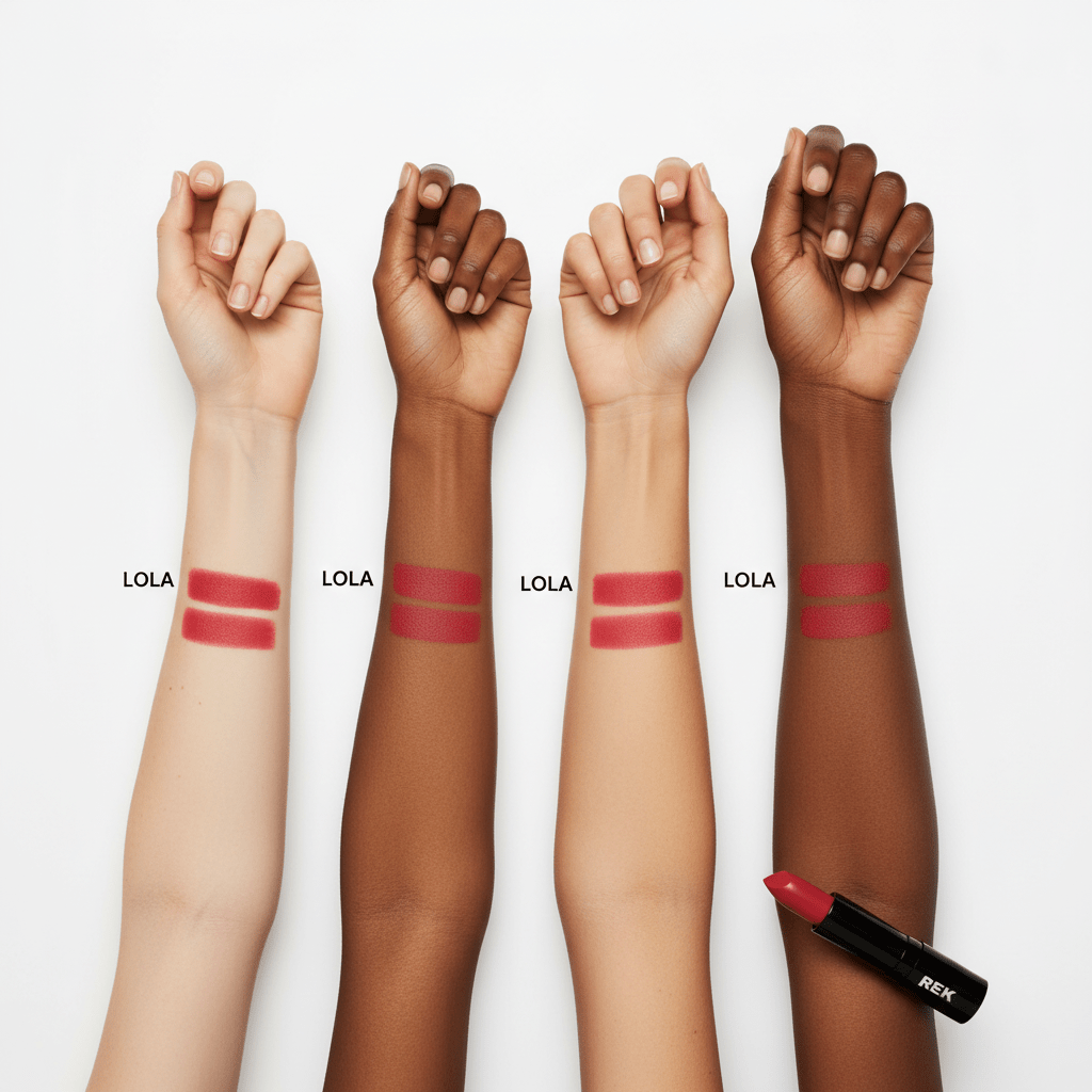 Long-Wear Hydrating Matte Lipstick – Vegan by REK Cosmetics