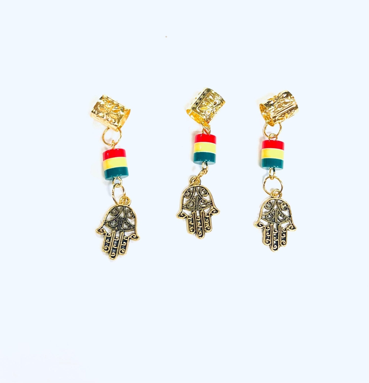 LQQKS HAIR BRAID RING &amp; BRAID TUBE 4PCS/PACK