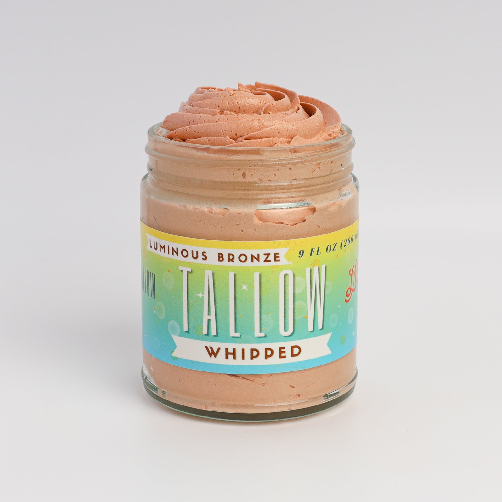 Luminous Bronze Whipped Tallow Moisturizer - Natural Bronzing Body Butter with Mica by The Lady May