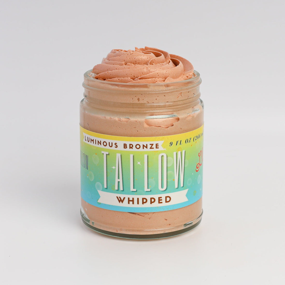 Luminous Bronze Whipped Tallow Moisturizer - Natural Bronzing Body Butter with Mica by Lady May Tallow