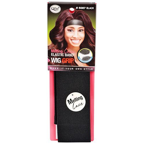 M &amp; M MELTING ELASTIC WIG GRIP 2" IN BLACK 