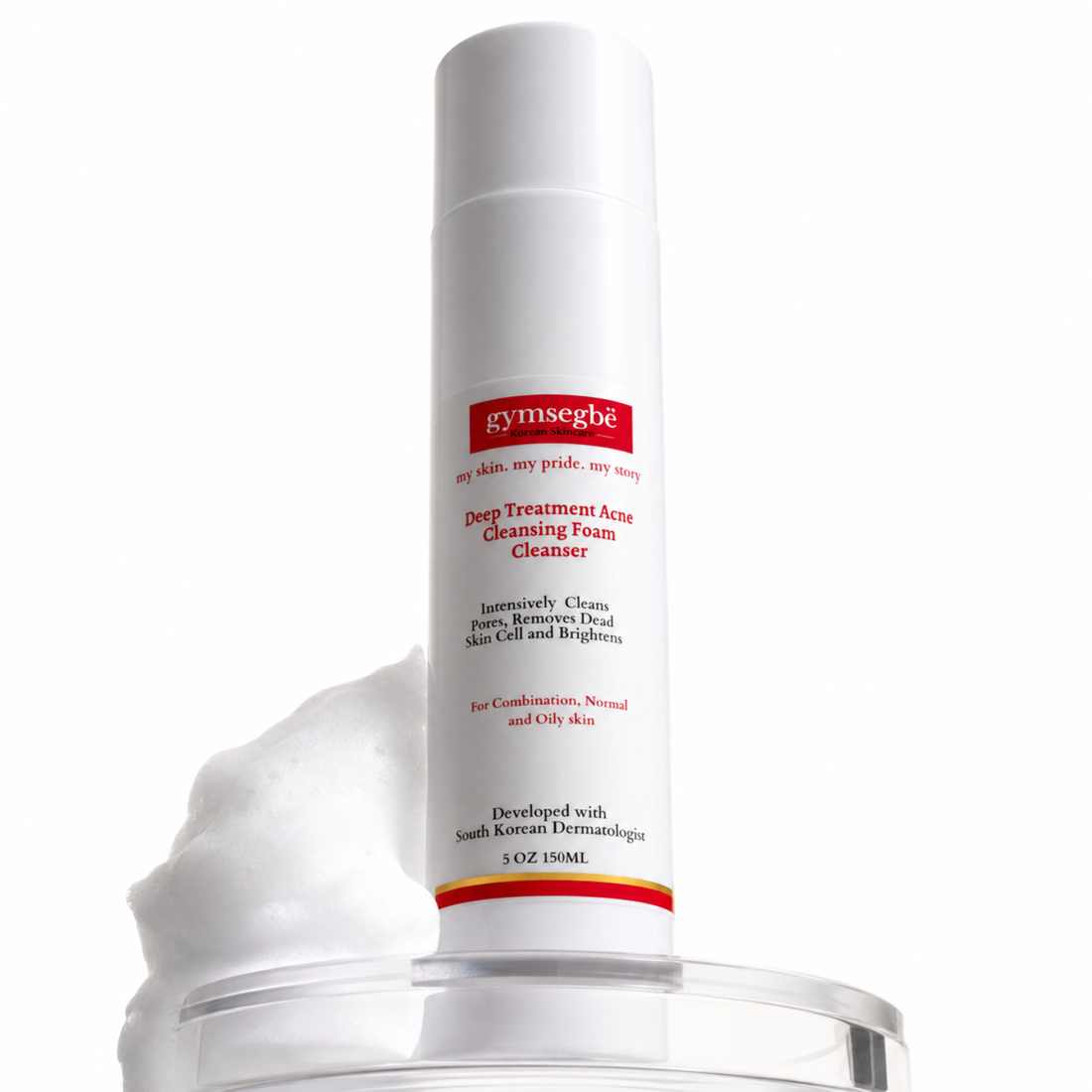 Deep Treatment Acne Cleansing Foam Cleanser by gymsegbë