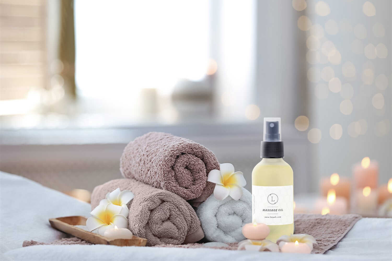 Aromatherapy Eucalyptus Massage Oil, Natural Relaxing Body Massage Oil by Lizush