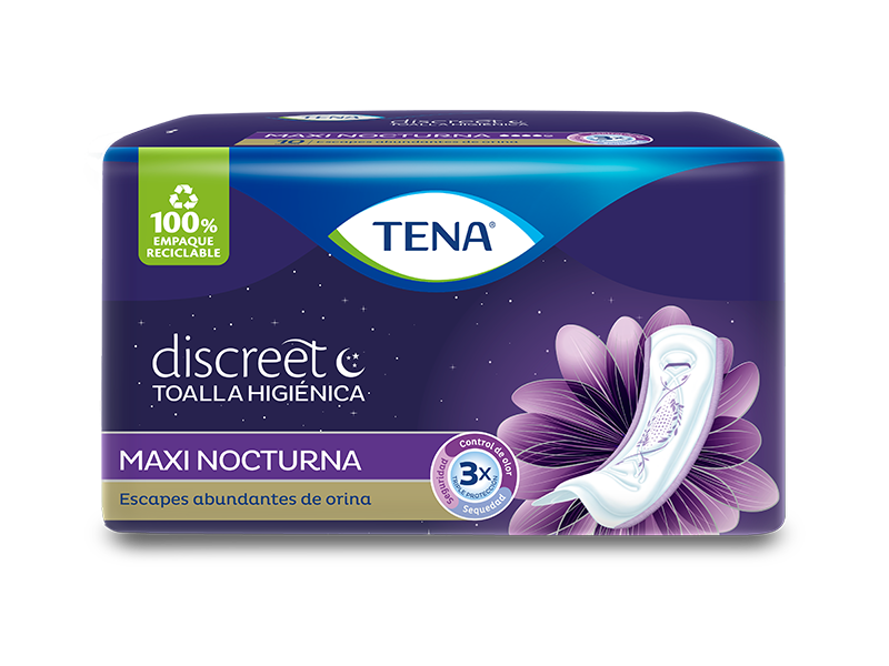 Tena Women Discreet Maxi Mayor Protección y Descanso (10ct) by Farmacias Savia