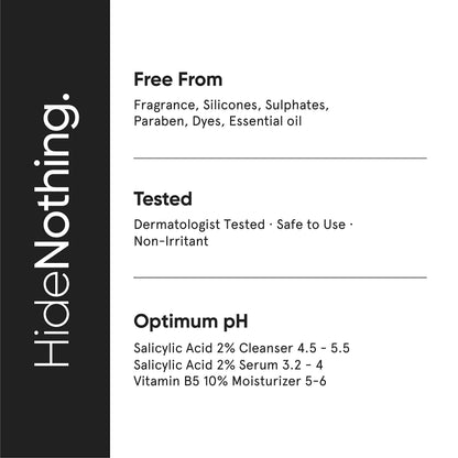 Minimalist Anti-Acne Kit, Skincare Routine Kit - Face Wash, Moisturizer, and Serum by Dista