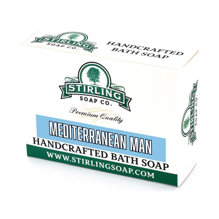 Stirling Soap Co. Mediterranean Man Bath Soap 5.5 Oz by Pasteur Pharmacy