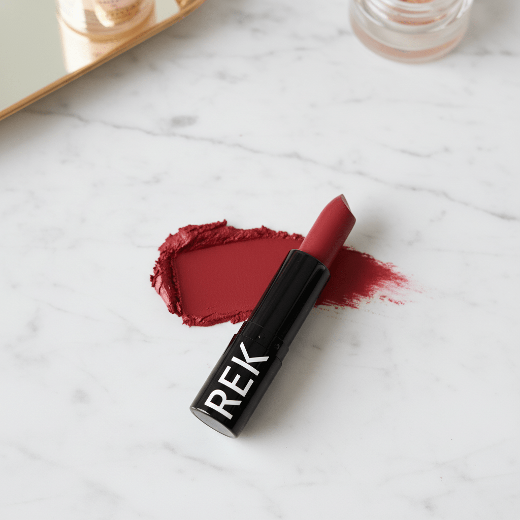 Long-Wear Hydrating Matte Lipstick – Vegan by REK Cosmetics