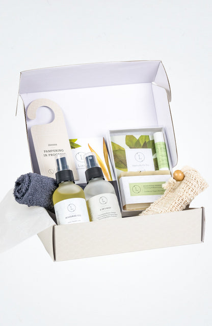 Massage couple Gift Box For Men and Women, Special soothing and massaging Set by Lizush