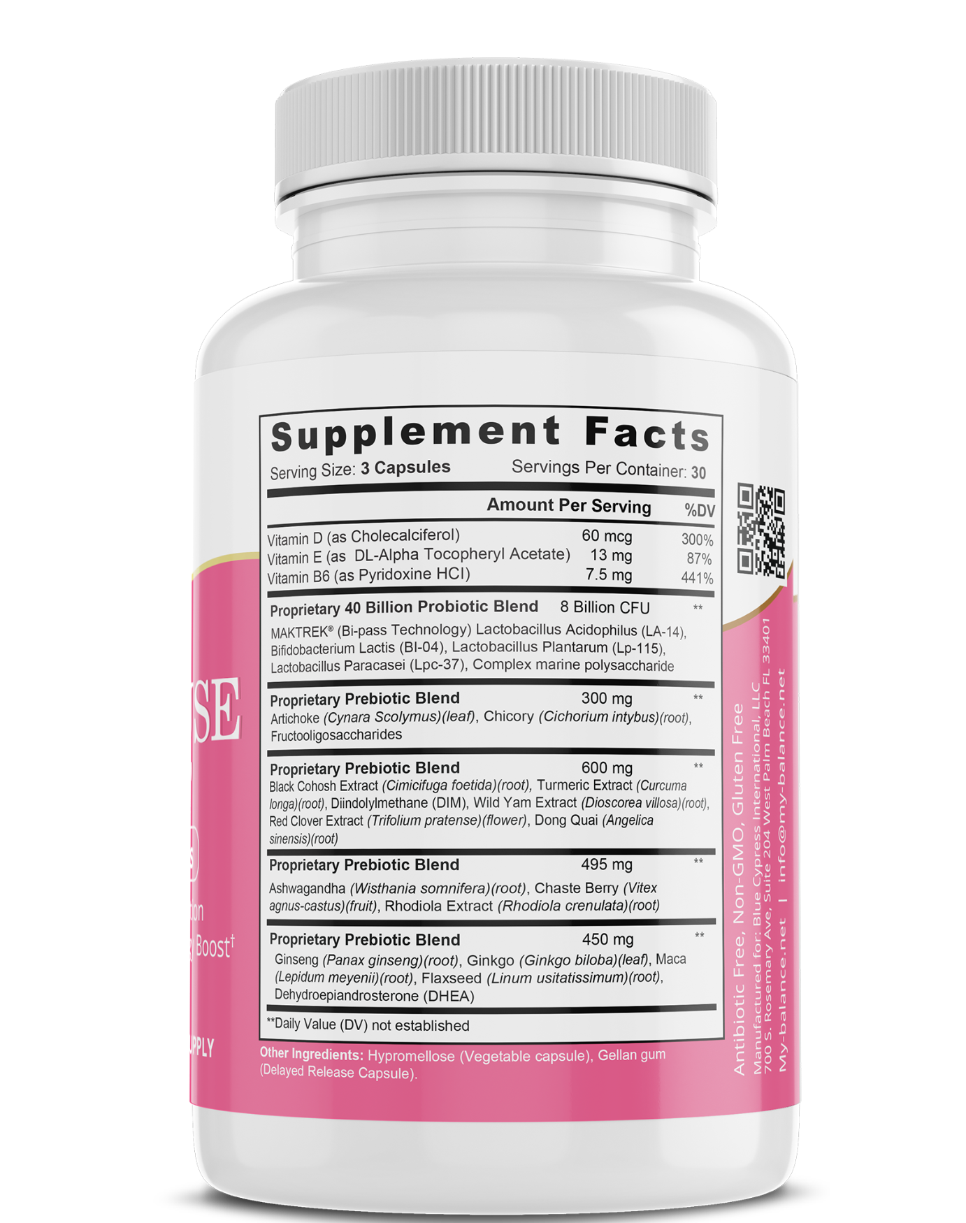 Menopause Support - A Thoughtful Blend of Ingredients by My Balance