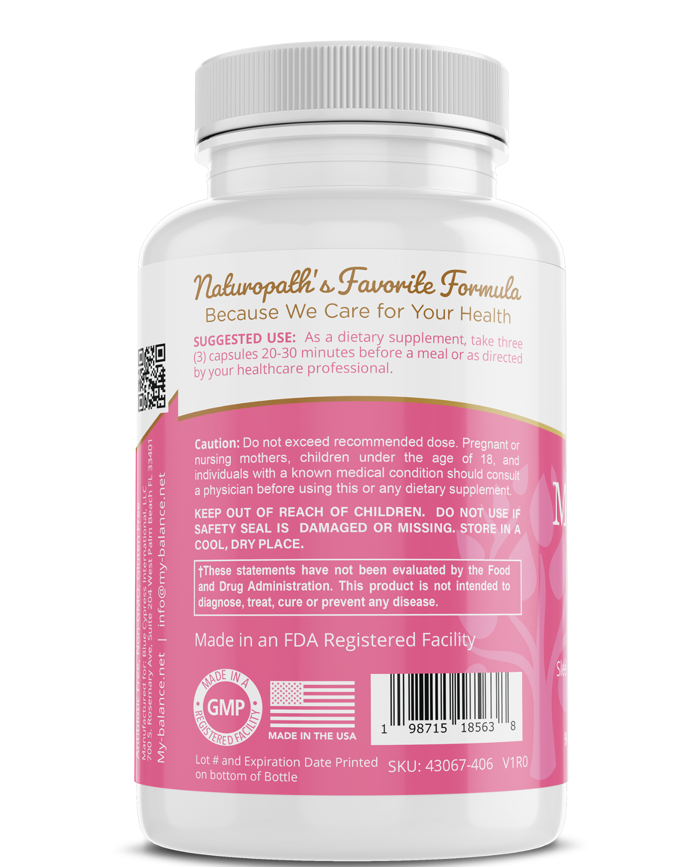 Menopause Support - A Thoughtful Blend of Ingredients by My Balance