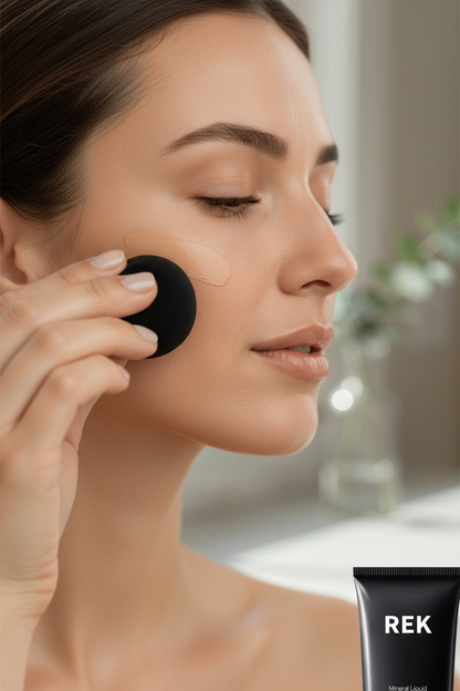 Mineral Liquid Powder Foundation with SPF 15 | REK Cosmetics — Multiple Shades by REK Cosmetics