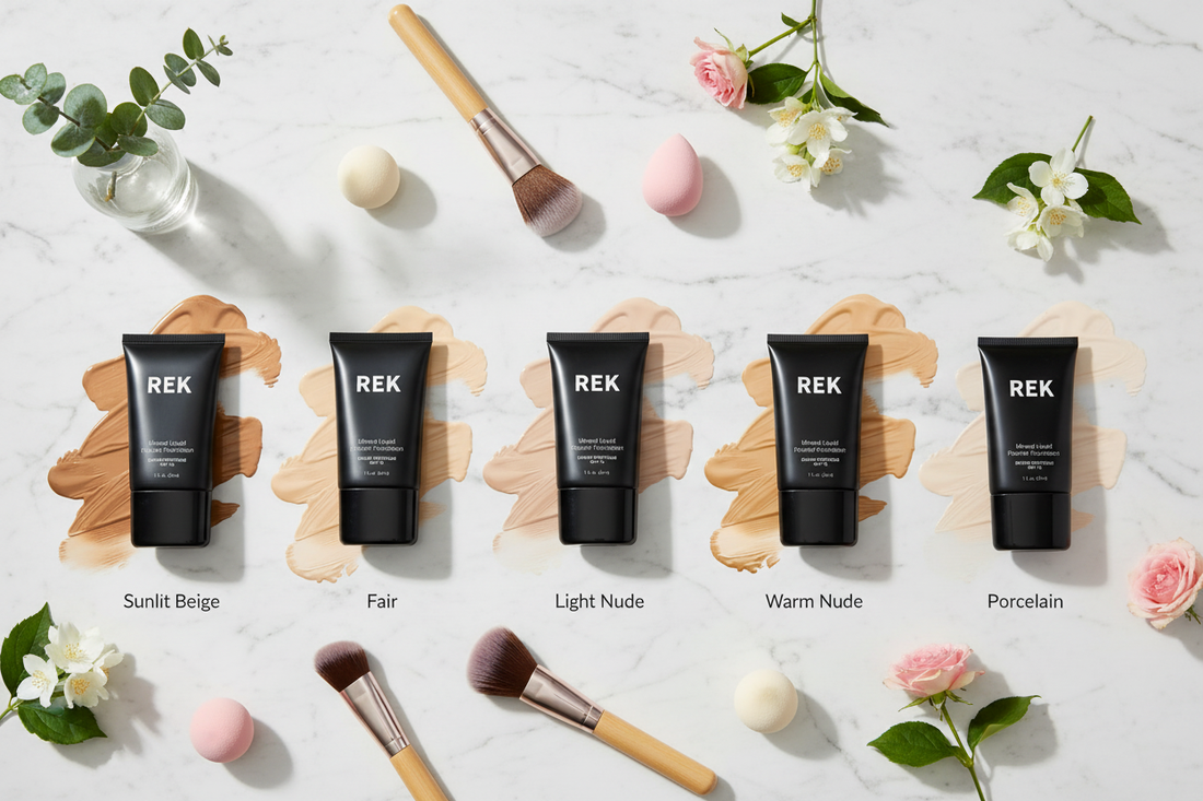 Mineral Liquid Powder Foundation with SPF 15 | REK Cosmetics — Multiple Shades by REK Cosmetics
