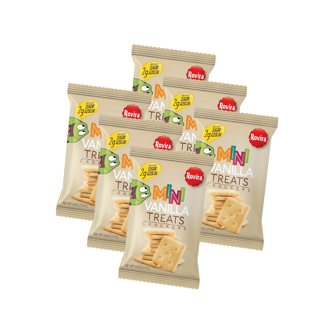 Rovira Mini Vanilla Treats (0.8 oz, 12 Pack) by Farmacias Savia