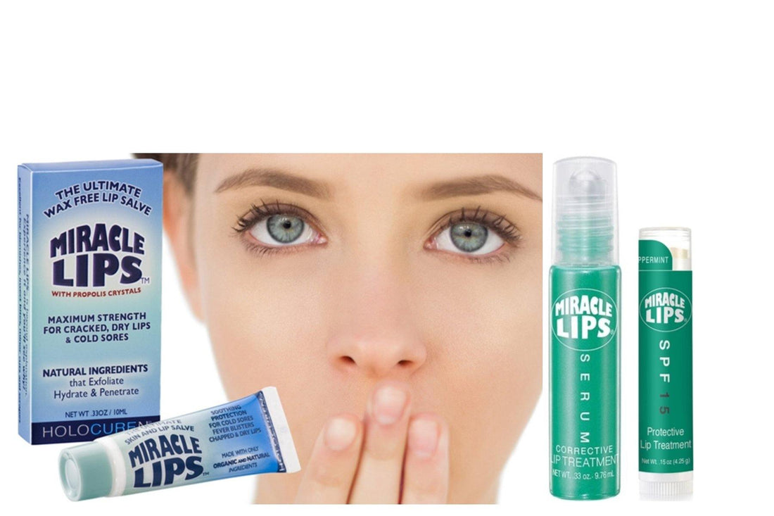Holocuren Miracle Lips 3-Pack – Salve, Serum &amp; SPF 15 Protect by HOLOCUREN - Official Website