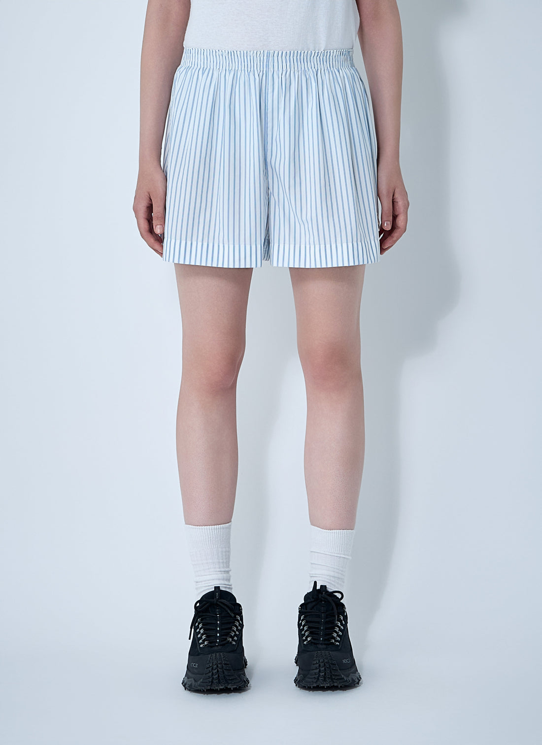 Moncler Women Striped Shorts by Luosophy