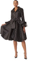 Monaco Princess Taffeta Bow Coat Dress -9723 by Tally Taylor