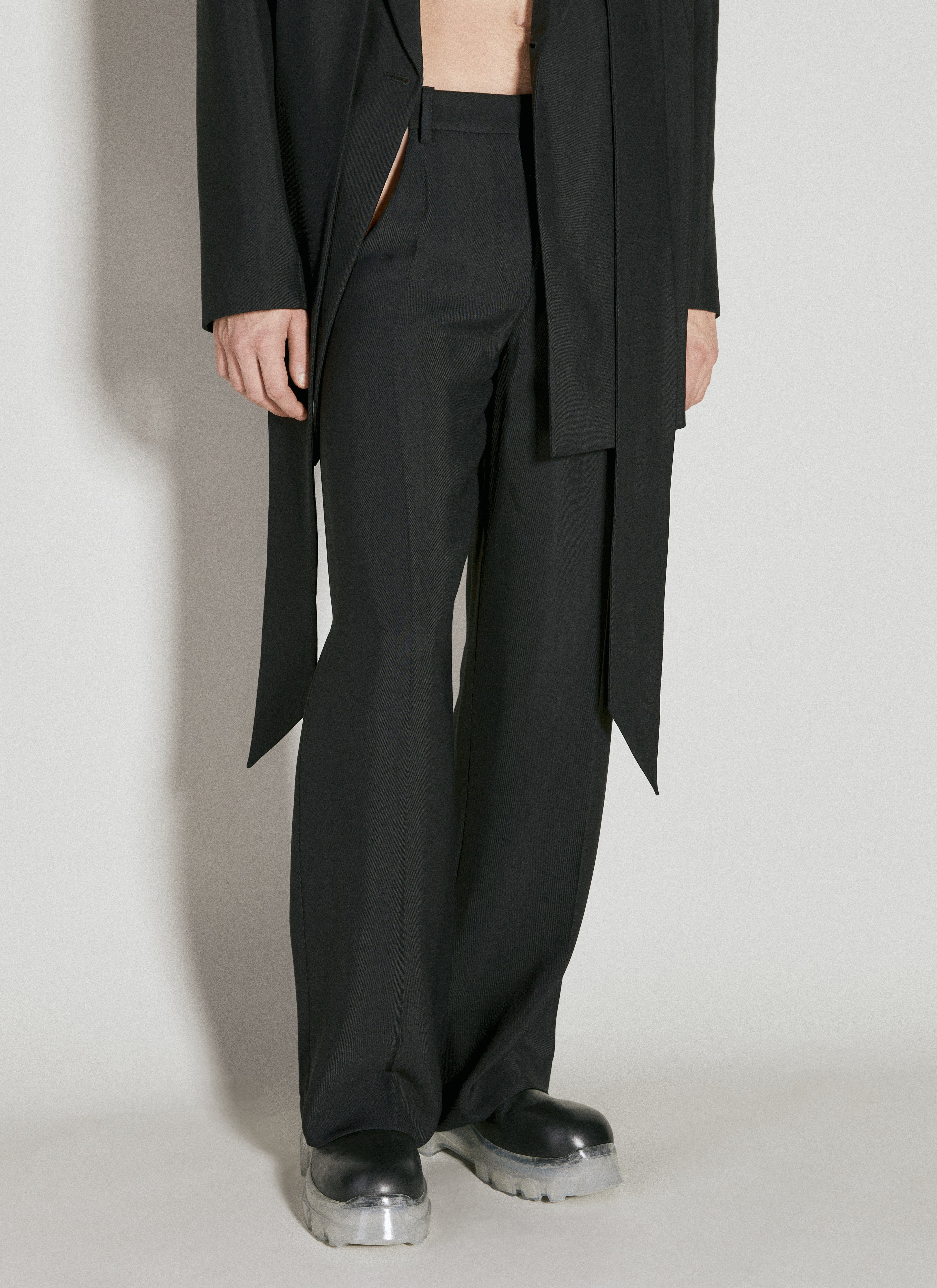 Mugler Women Cut-Out Tailored Pants by Luosophy