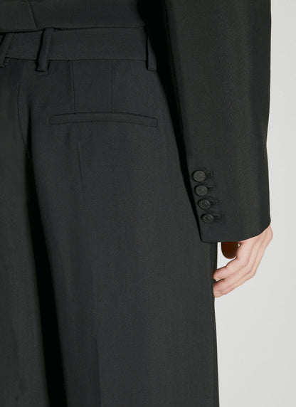 Mugler Women Cut-Out Tailored Pants by Luosophy