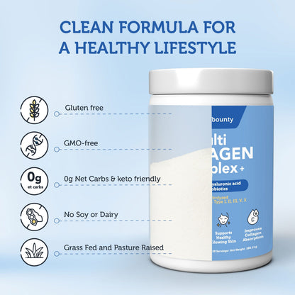 Multi Collagen Complex + by Vitamin Bounty
