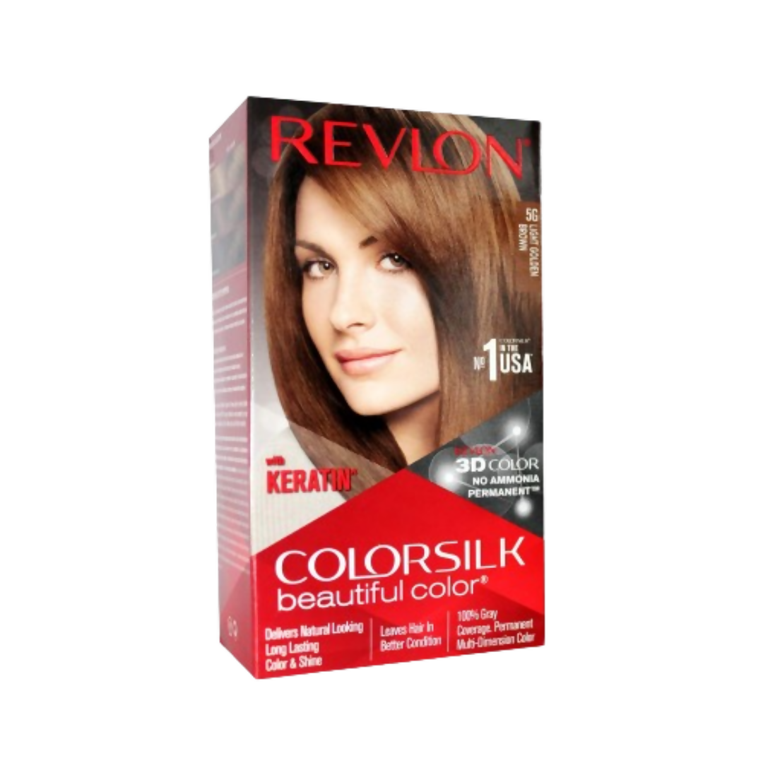 Revlon ColorSilk Beautiful Color - Light Golden Brown 5G by Dista