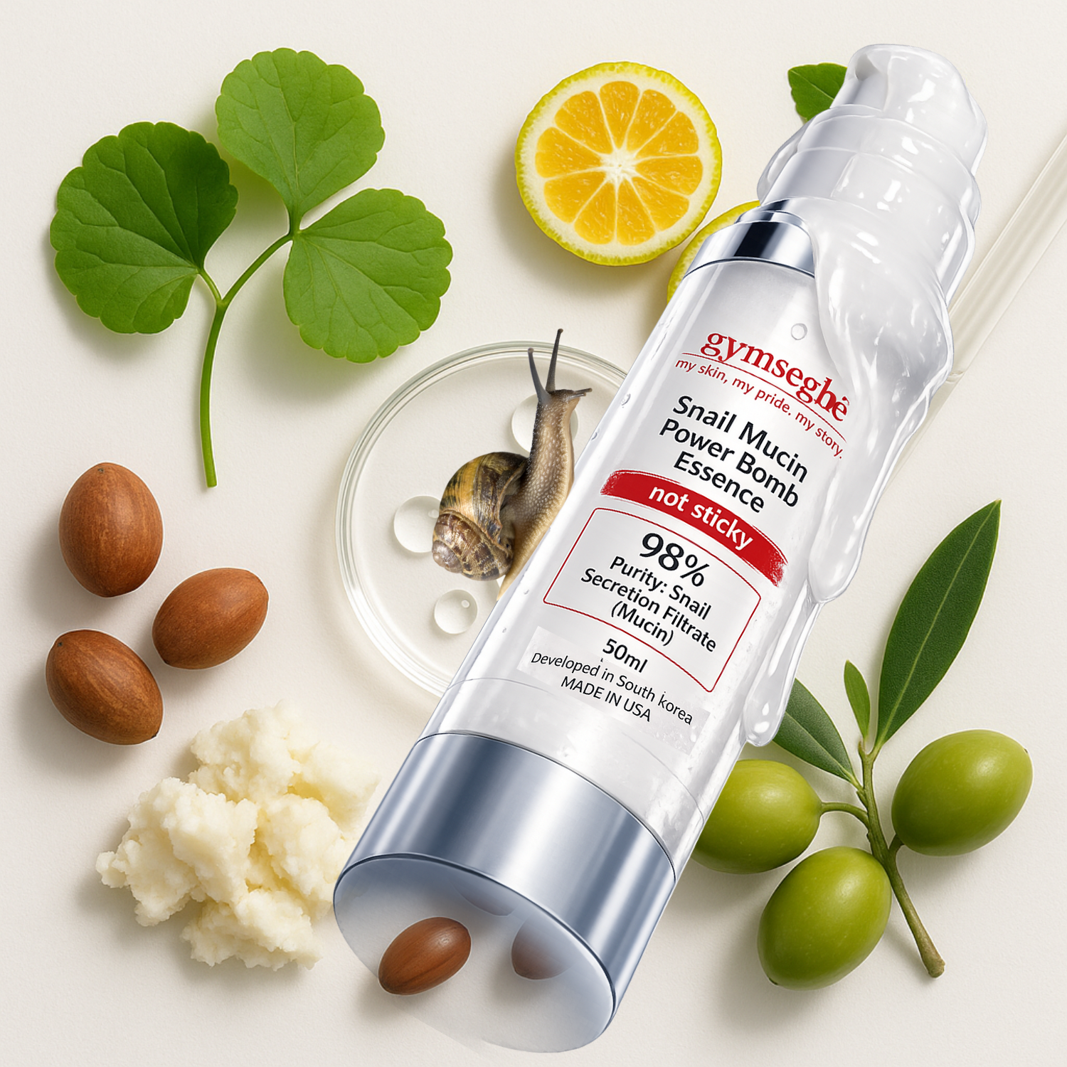 Snail Mucin 98 Power Bomb Essence by gymsegbë