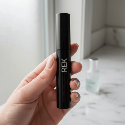 The viral Navy Sensitive Mascara that brightens your eyes without irritation by REK Cosmetics
