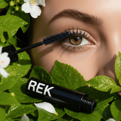 The viral Navy Sensitive Mascara that brightens your eyes without irritation by REK Cosmetics