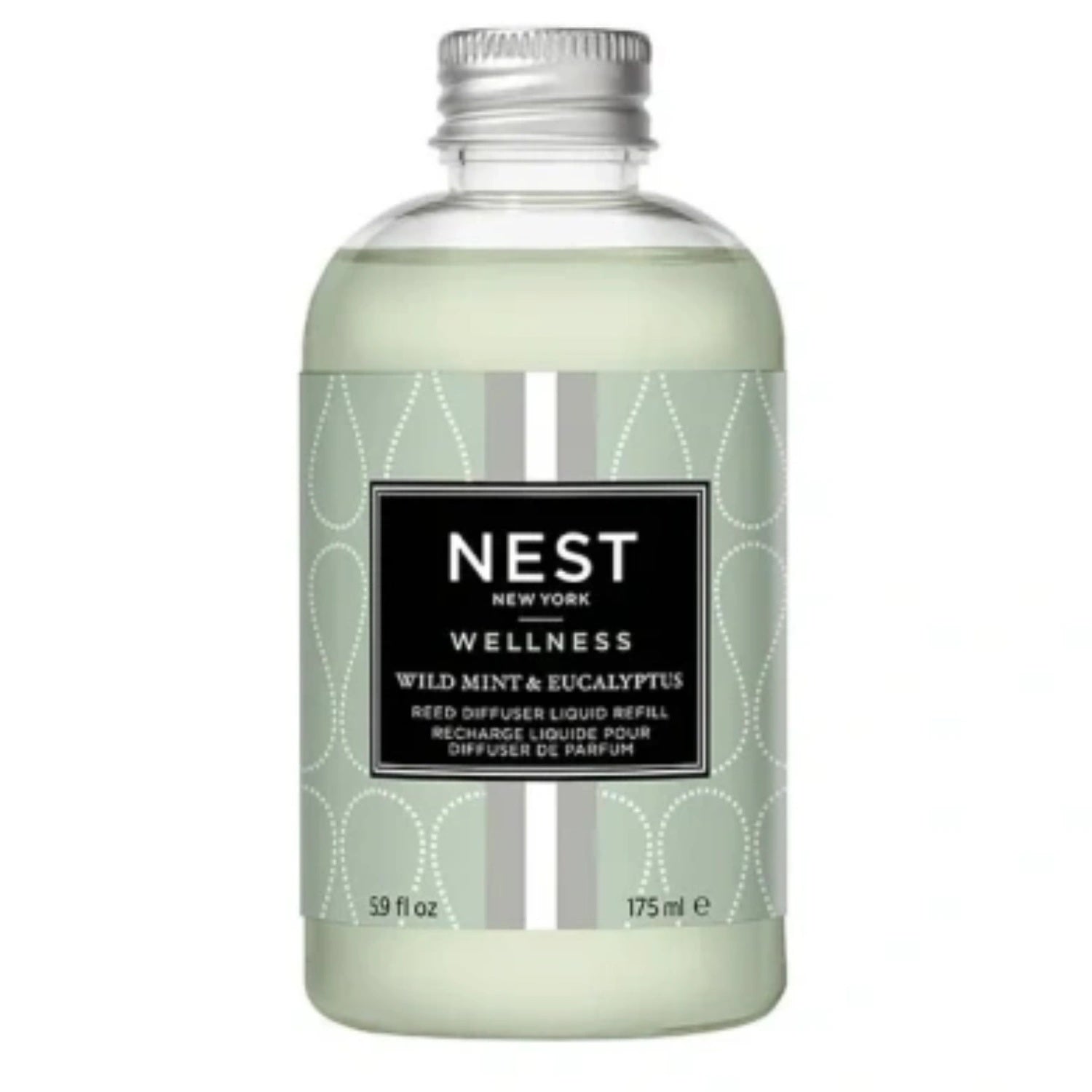 Nest New York Wild Mint &amp; Eucalyptus Reed Diffuser Liquid Refill 5.9 Oz by Nava Beauty