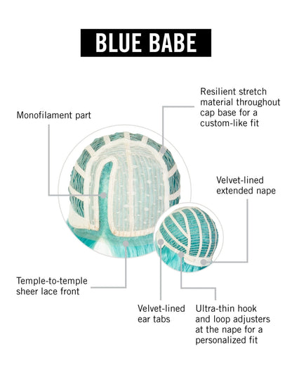 VIP Extensions Blue Babe Wig