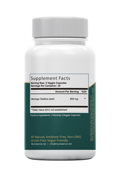 Organic Moringa Oleifera - Ancient Discovery by My Balance