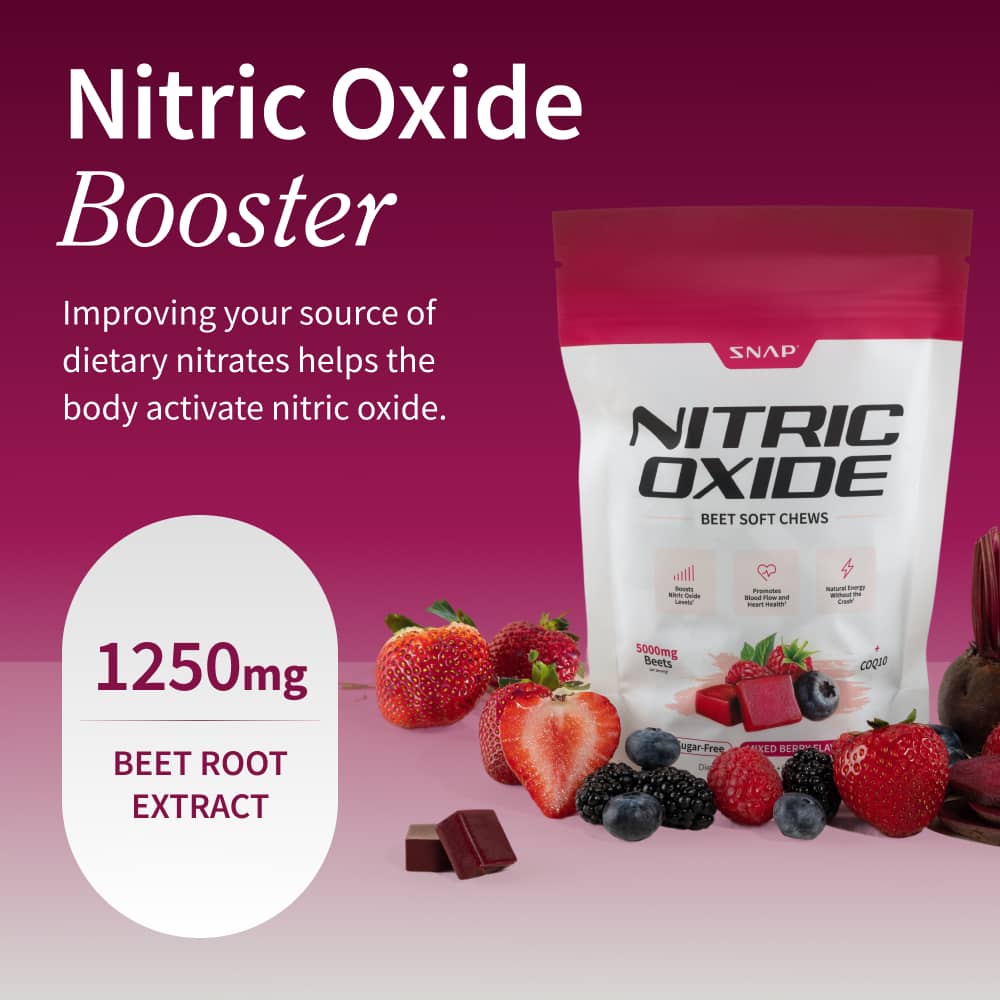 Nitric Oxide Beet Soft Chews - Buy 3, Get 2 Free! by Snap Supplements