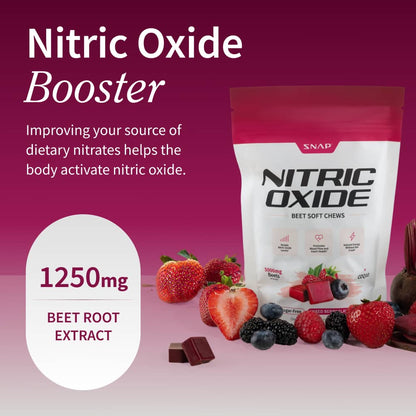 Nitric Oxide Beet Soft Chews - Buy 3, Get 2 Free! by Snap Supplements