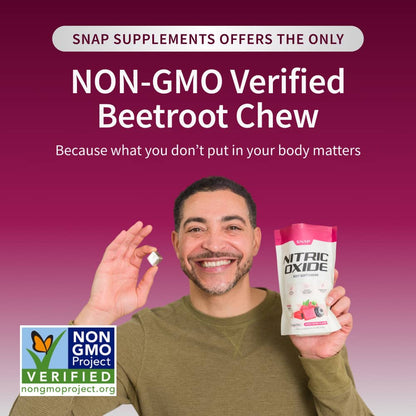 Nitric Oxide Beet Soft Chews by Snap Supplements